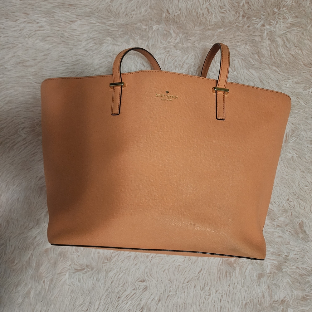 kate spade Peach Leather Tote